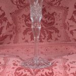 Vintage Deep-Cut Crystal High Candle Holder – A Statement of Timeless Elegance